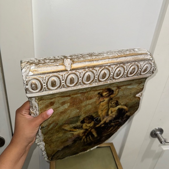 Fragment of a Baroque/Rococo decorative panel with Cherub Angels - Picture 8 of 8